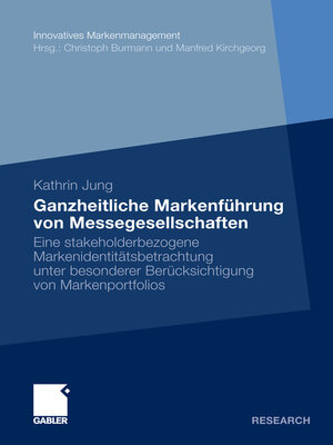 cover image of Ganzheitliche Markenführung von Messegesellschaften